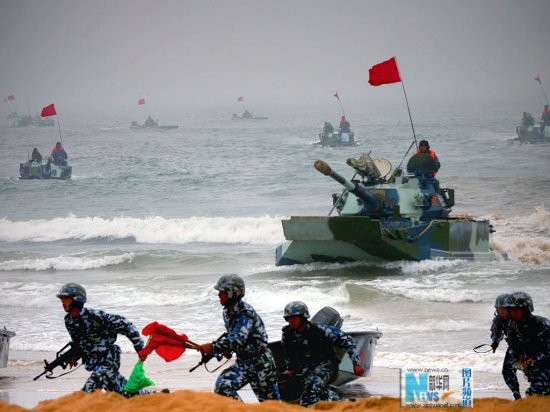Quân đội Trung Quốc tiến hành diễn tập (ảnh minh họa)